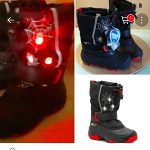 New LED Light Up Warm Winter Snow Boots